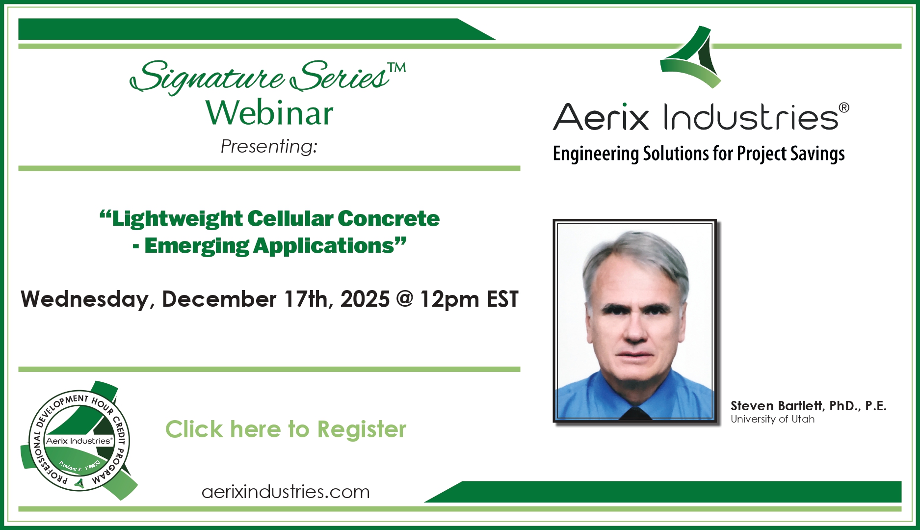 Lightweight Cellular Concrete Emerging Applications