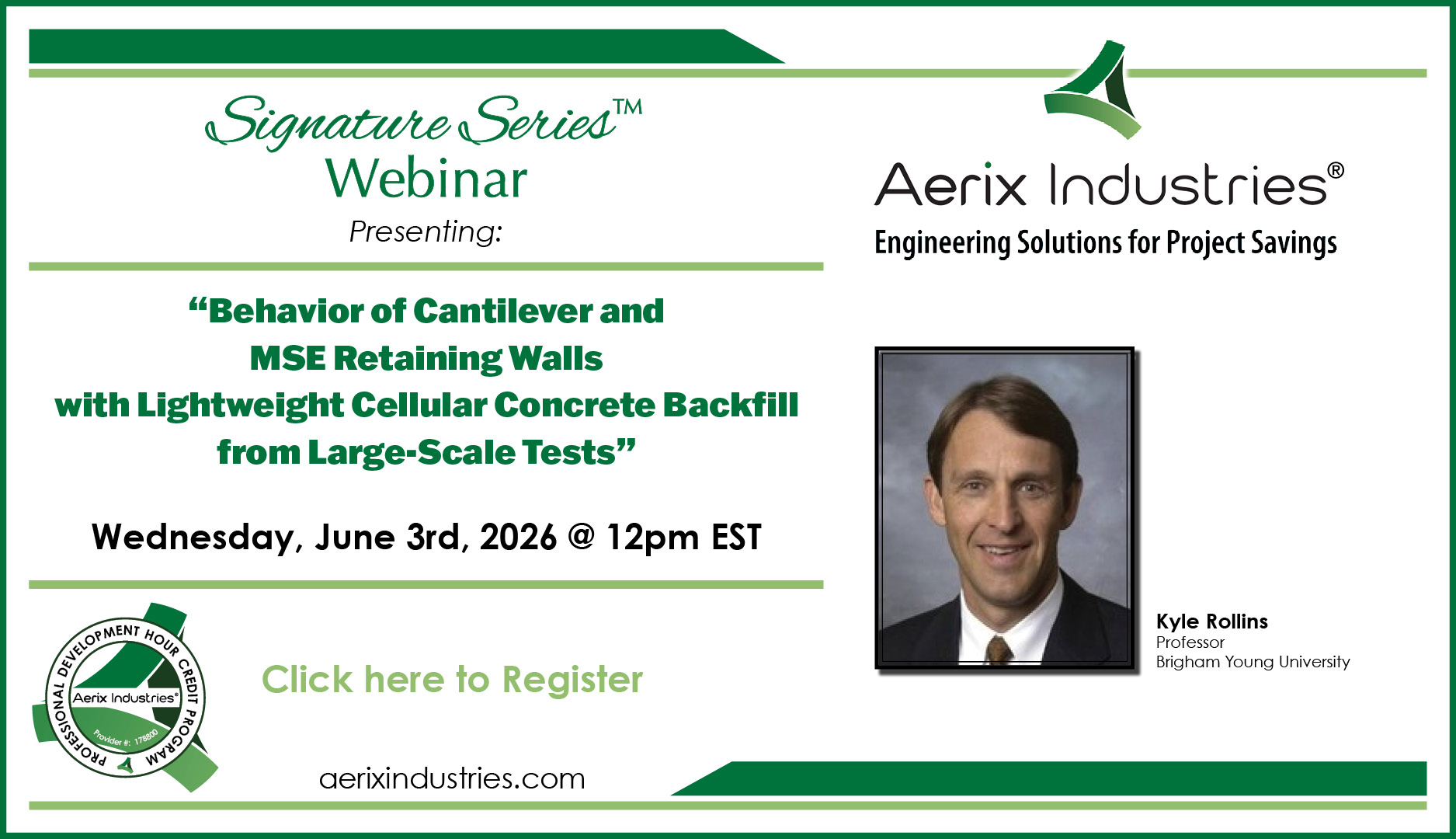 Behavior of Cantilever and MSE Retaining Walls with Lightweight Cellular Concrete Backfill from Large-Scale Tests