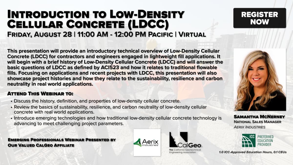 Introduction to Low Density Cellular Concrete